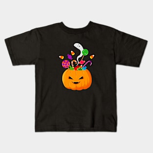 Halloween Pumpkin Kids T-Shirt